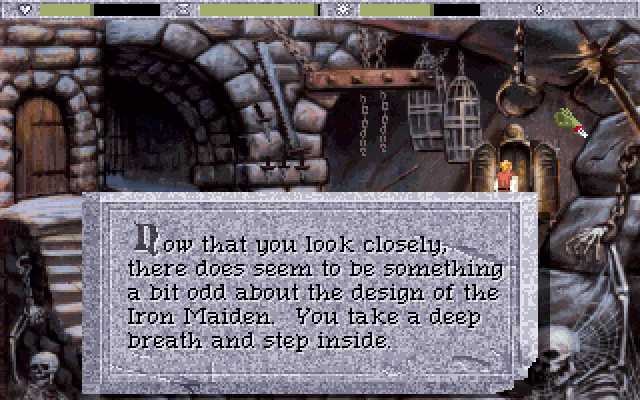 Quest for Glory IV: Shadows of Darkness screenshot settings menu